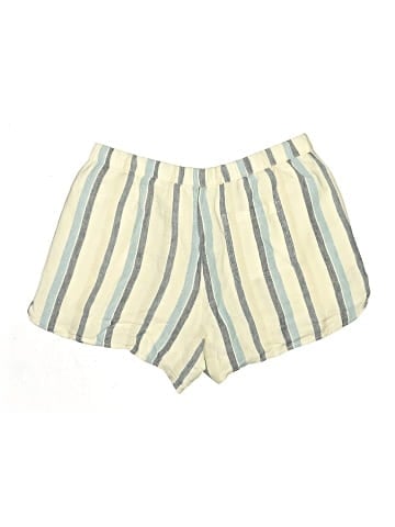 Madewell Curved Hem Pull-On Shorts in 100% Linen (view 2)