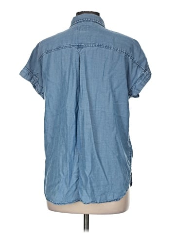American Eagle Outfitters Short Sleeve Button-Down Shirt (view 2)