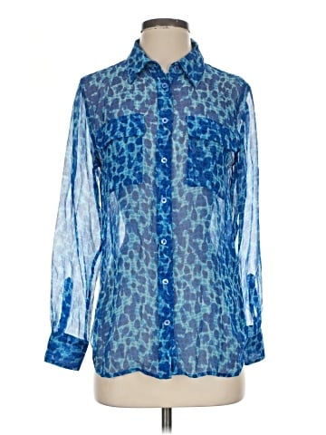 Equipment Long Sleeve Blouse (view 1)