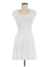 Mango Solid White Casual Dress Size M - photo 1