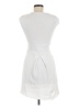Mango Solid White Casual Dress Size M - photo 2