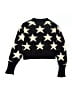 Franki by Francesca's Stars Black Pullover Sweater Size 7 - photo 2