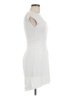 Mango Solid White Casual Dress Size M - photo 4