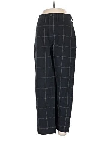 Madewell Slim Emmett Wide-Leg Crop Pants in Space-Dyed Windowpane (view 1)