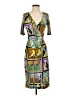ETRO Print Green Cocktail Dress Size EU (IT) 40 / US 4 - photo 1