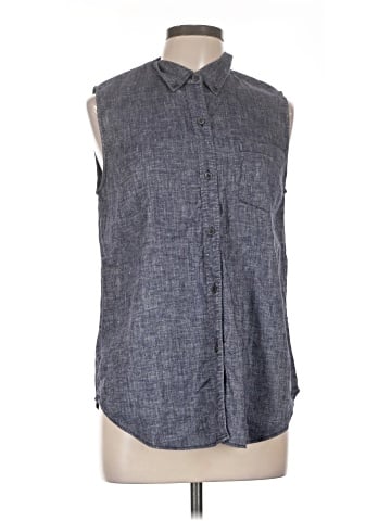 Theory Sleeveless Button-Down Shirt (view 1)