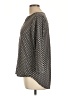 Dana Buchman for Kohls Polka Dots Black 3/4 Sleeve Blouse Size L - photo 5