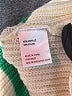 Central Park West Stripes Green Pullover Sweater Size L - photo 8