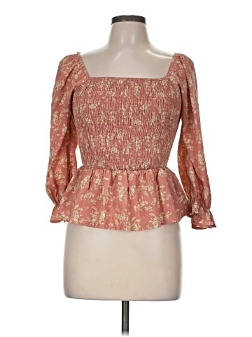Paper Crane 3/4 Sleeve Blouse (view 1)