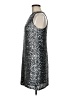 Milly Metallic Silver Cocktail Dress Size 6 - photo 5