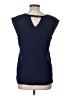 oasis 100% Polyester Blue Sleeveless Blouse Size L - photo 2