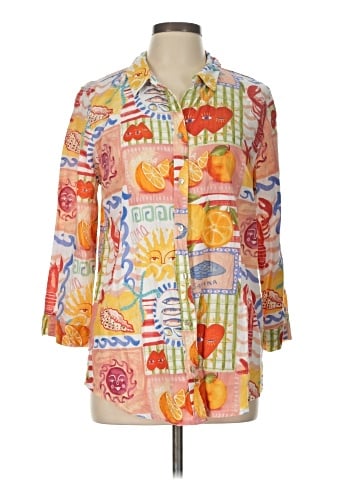 Calypso St. Barth 3/4 Sleeve Blouse (view 1)