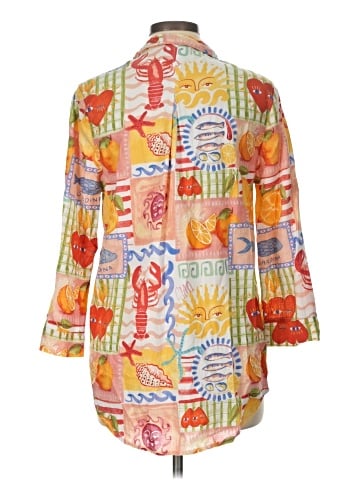 Calypso St. Barth 3/4 Sleeve Blouse (view 2)