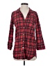 J.Crew 100% Cotton Plaid Red 3/4 Sleeve Button-Down Shirt Size XS - photo 1