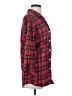 J.Crew 100% Cotton Plaid Red 3/4 Sleeve Button-Down Shirt Size XS - photo 4