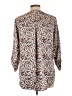 Daniel Rainn 100% Polyester Floral Ivory 3/4 Sleeve Blouse Size L - photo 2