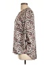 Daniel Rainn 100% Polyester Floral Ivory 3/4 Sleeve Blouse Size L - photo 5