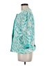 JM Collection 100% Linen Print Teal Blazer Size 8 - photo 5