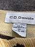 C.D. Daniels 100% Acrylic Animal Print Gold Pullover Sweater Size 2X - photo 7