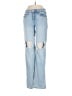 Aeropostale 100% Cotton Hearts Blue Jeans Size 00 - photo 1