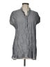 Gap Gray Short Sleeve Blouse Size L (tall) - photo 1