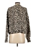 Splendid Animal Print Tan Long Sleeve Blouse Size S - photo 2