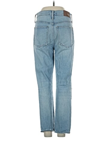Madewell The Petite Perfect Vintage Jean in Grandbay Wash: Destructed Edition (view 2)