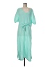 Subtle Luxury Teal Casual Dress Size M - photo 1