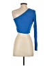 Superdown 100% Rayon Blue 3/4 Sleeve T-Shirt Size S - photo 2