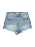 OAK + FORT Blue Denim Shorts Size 26 waist - photo 1