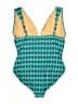 J.Crew Print Green One Piece Swimsuit Size 2X - photo 2