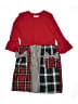 Bonnie Jean 100% Polyester Plaid Red Dress Size 16 - photo 1