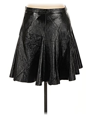 Topshop Faux Leather Skirt (view 2)