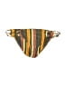 O'Neill Stripes Brown Swimsuit Bottoms Size S (estimated) - photo 1