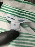 Old Navy 100% Cotton Stripes Green 3/4 Sleeve Button-Down Shirt Size XL - photo 7
