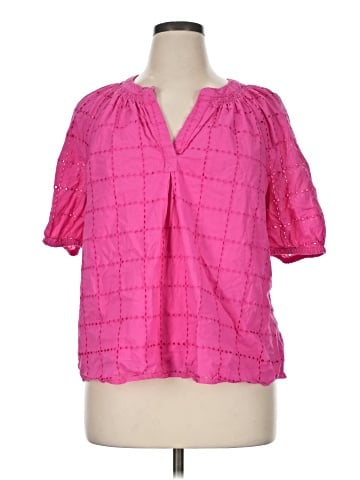 Crown & Ivy Short Sleeve Blouse (view 1)