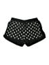 Glam 100% Polyester Hearts Black Shorts Size S - photo 1