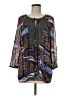 Daniel Rainn 100% Polyester Blue 3/4 Sleeve Blouse Size M - photo 1