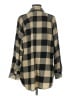 Westbound Checkered-gingham Black Long Sleeve Button-Down Shirt Size M - photo 2