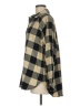 Westbound Checkered-gingham Black Long Sleeve Button-Down Shirt Size M - photo 5