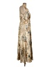 1.State 100% Polyester Animal Print Tan Casual Dress Size L - photo 4