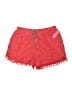 Xhilaration Hearts Red Shorts Size L - photo 1