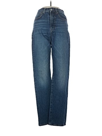 Madewell The '90s Straight Jean in Barlow Wash (view 1)