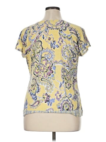Liz & Co. Short Sleeve Blouse (view 2)