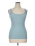 James Perse 100% Cotton Blue Tank Top Size XL (4) - photo 1