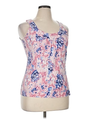 Liz & Co. Sleeveless Blouse (view 2)