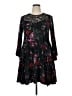 Torrid Floral Black Cocktail Dress Size 1X Plus (1) - photo 1