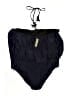 J.Crew Solid Black Blue Swimsuit Bottoms Size 20 - photo 2