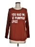 Modern Lux Brown Pullover Sweater Size M - photo 1