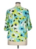 Stylus 100% Rayon Green Short Sleeve Blouse Size 1X - photo 2